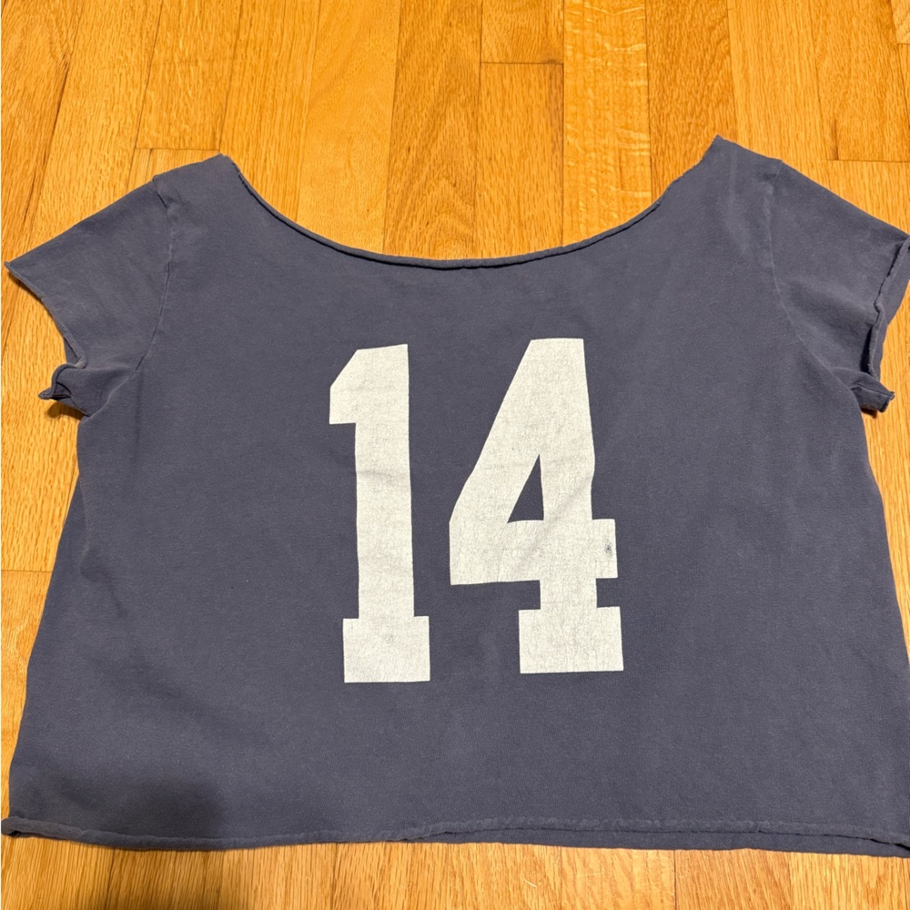 brandy melville off the shoulder tee